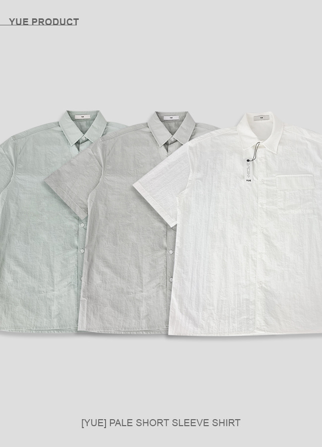 [YUE] Pale short sleeve shirt