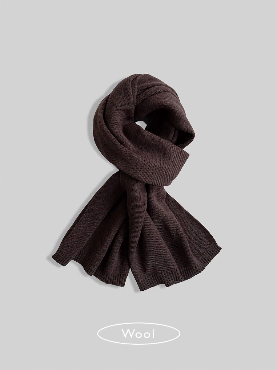 [Wool] Shon knit muffle
