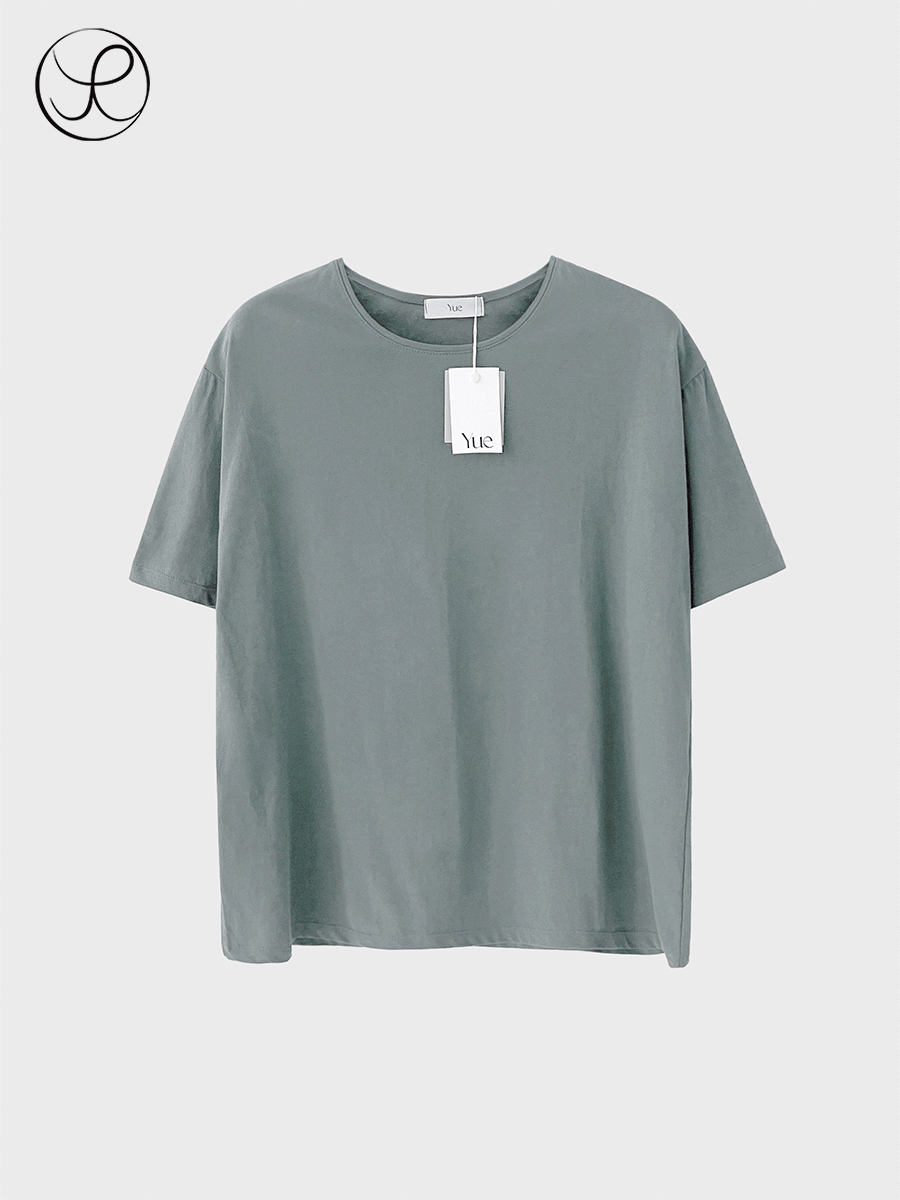 [Yue/주문폭주] Malibu round half sleeved T-shirts