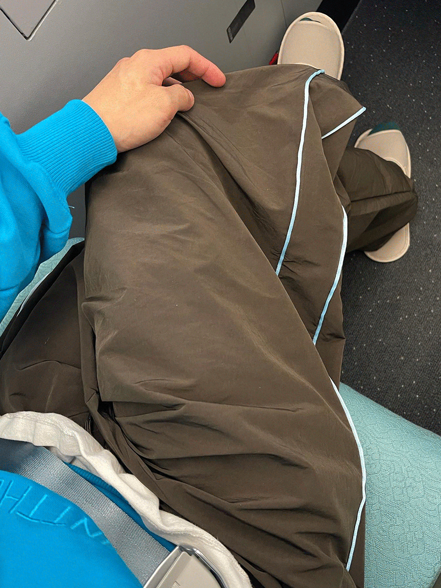 [유루이추천] Adit CN line wide banding pants (2color)