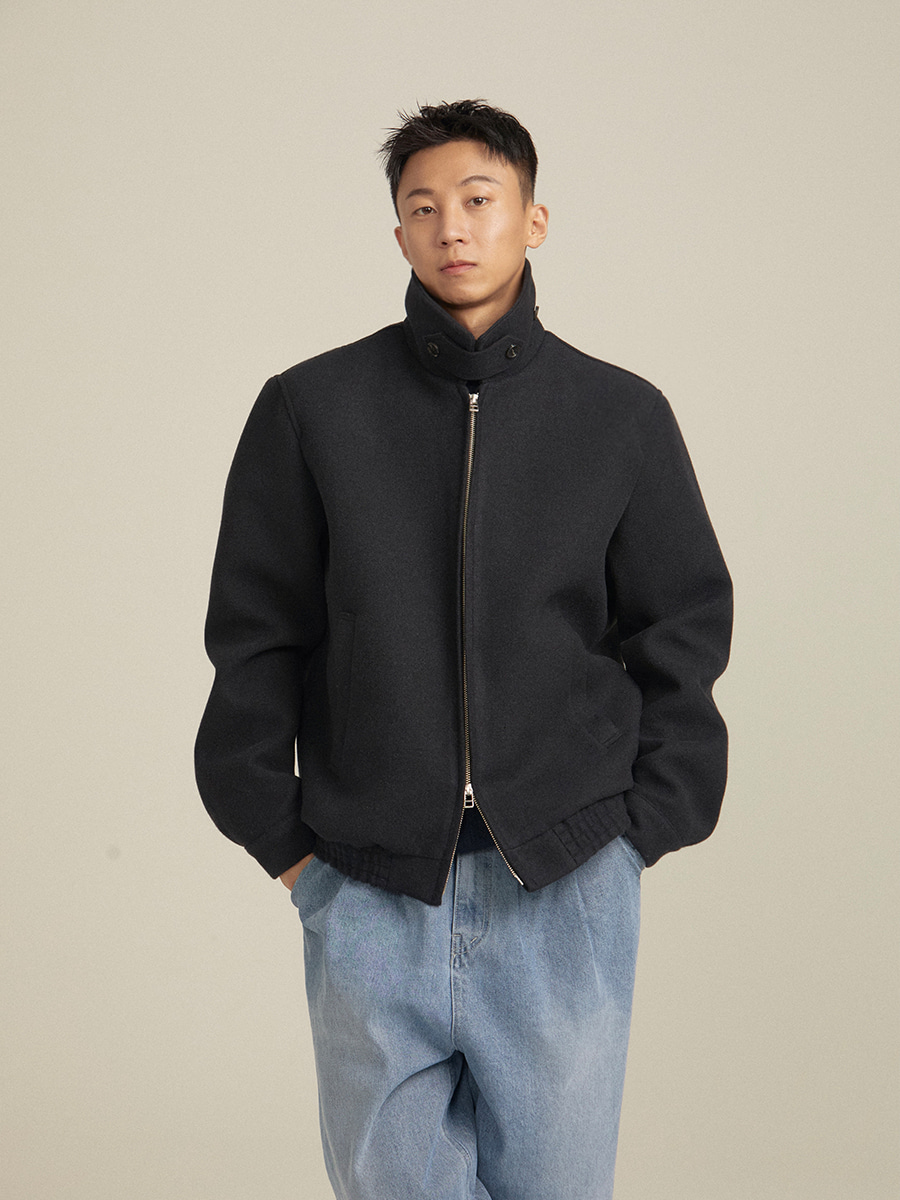 [Wool/2oz] Rive blouson jacket (3color)