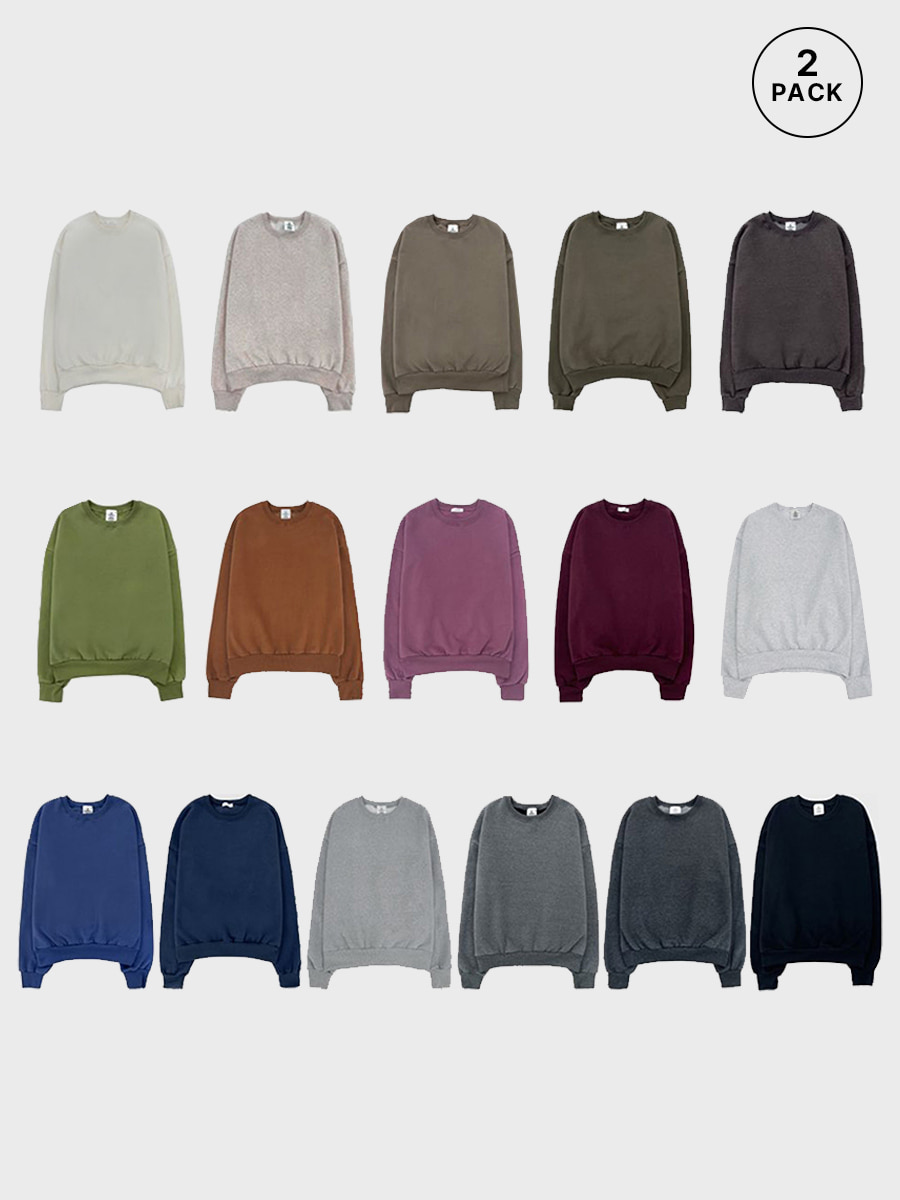 [2PACK/NAPPING] Tabi fluff sweatshirts (16color)