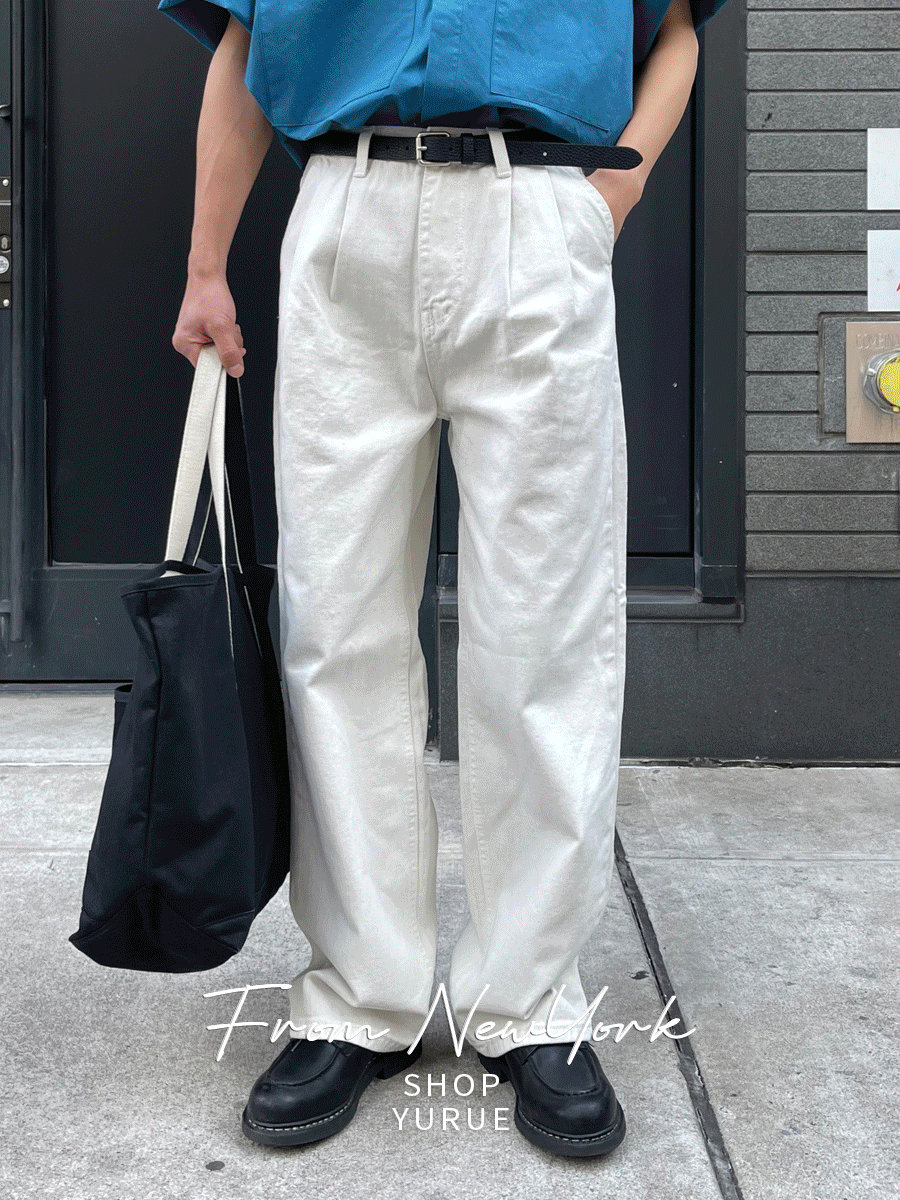 Rah two tuck pigment wide pants (5color)