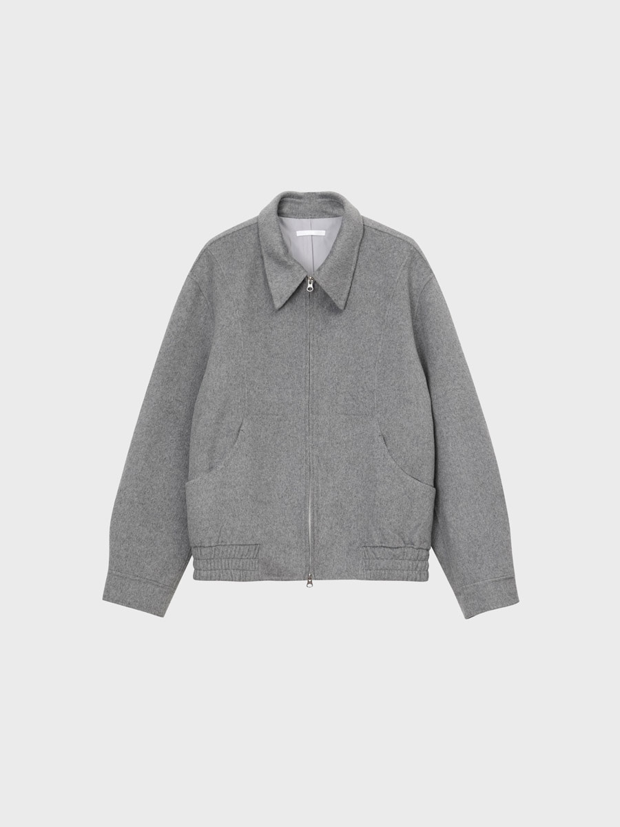 [Wool/Handmade/유루이추천] Dell blouson half coat (4color)
