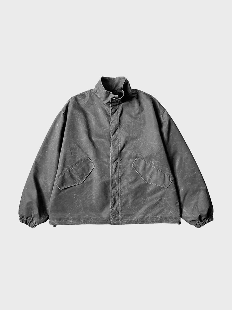 Rot nylon pigment washing field jacket (3color)