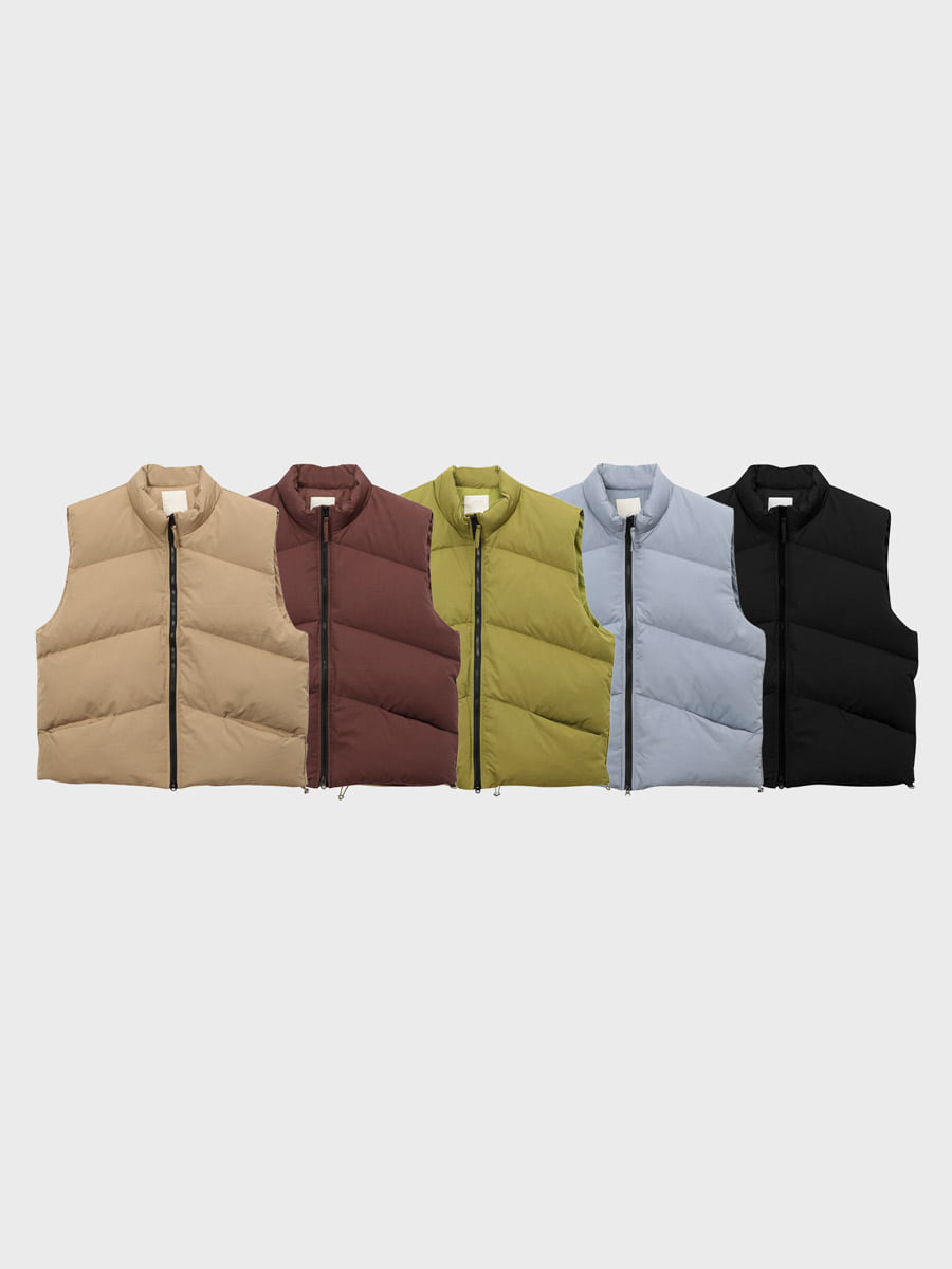 [Duck down] Poke padded vest (5color)