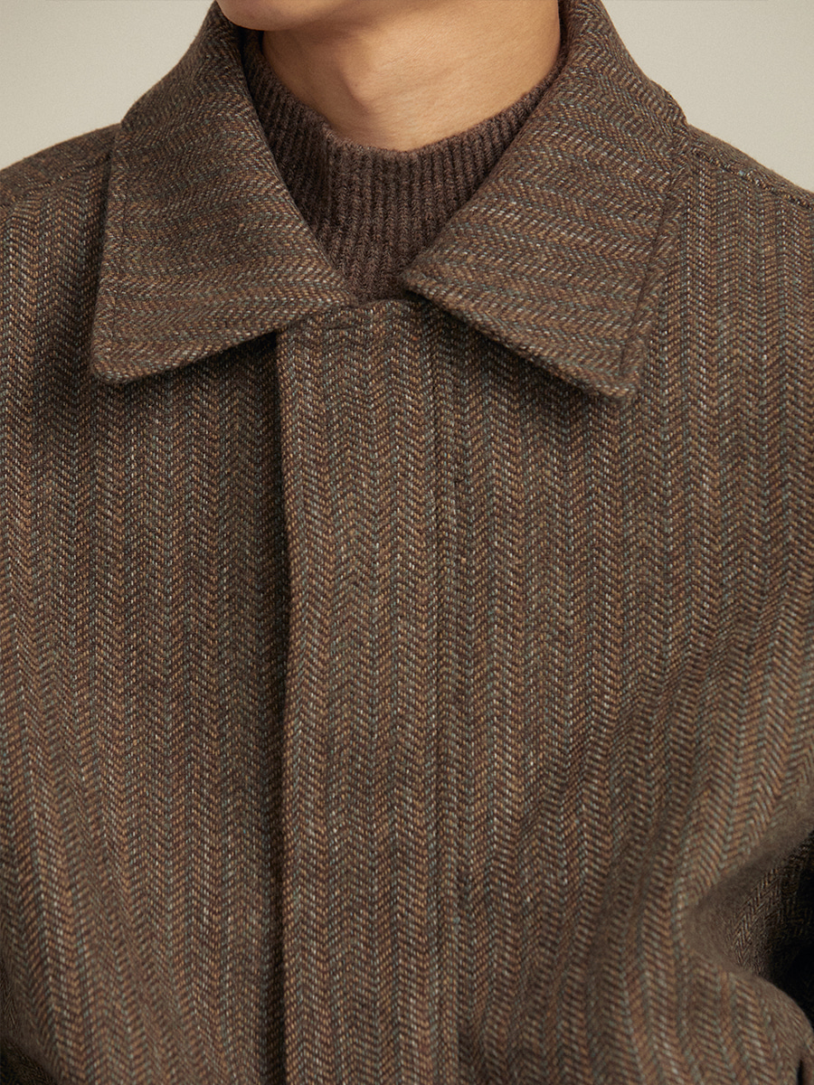 [WOOL] Kate tweed blouson jacket (3color)