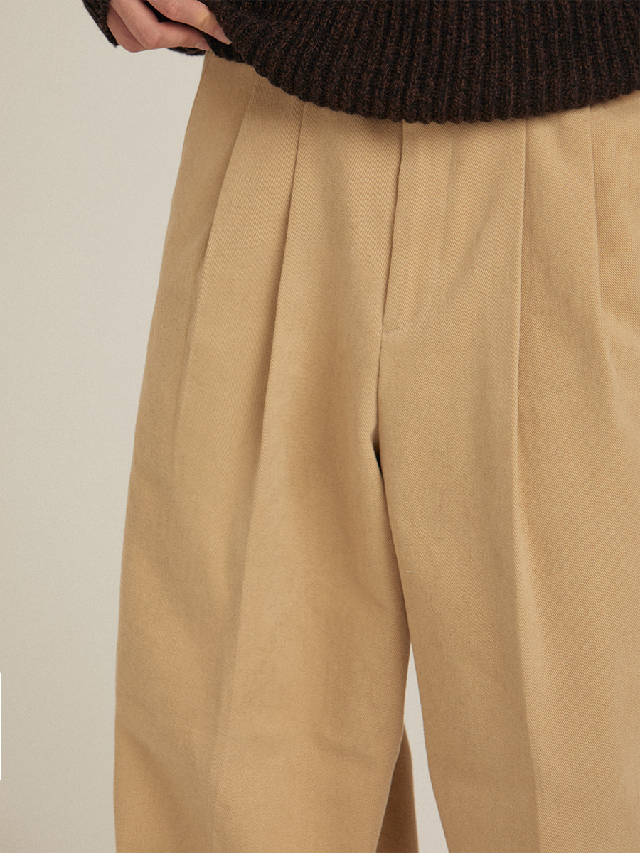Comma cotton pin tuck pants (3color)