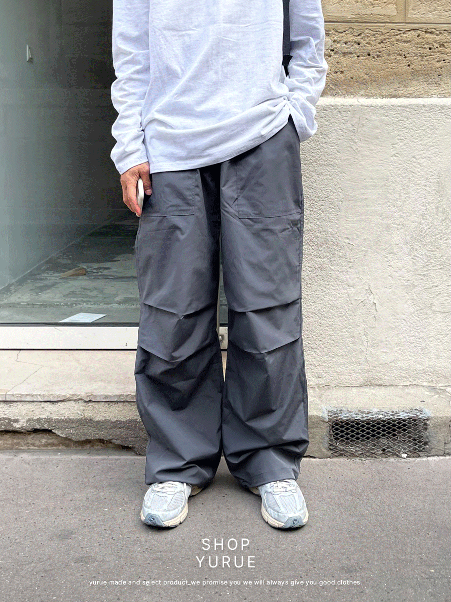 Fatigue rivet banding pants (3color)